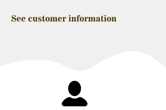 Where can I see my customer information?