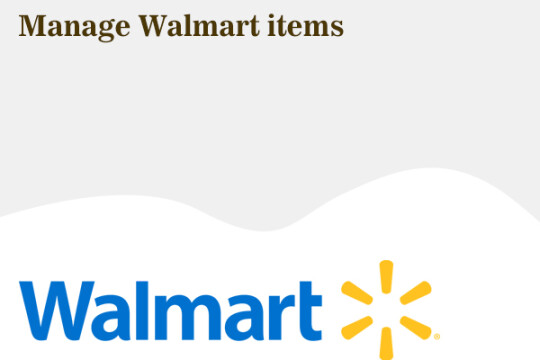 What are Walmart items ?
